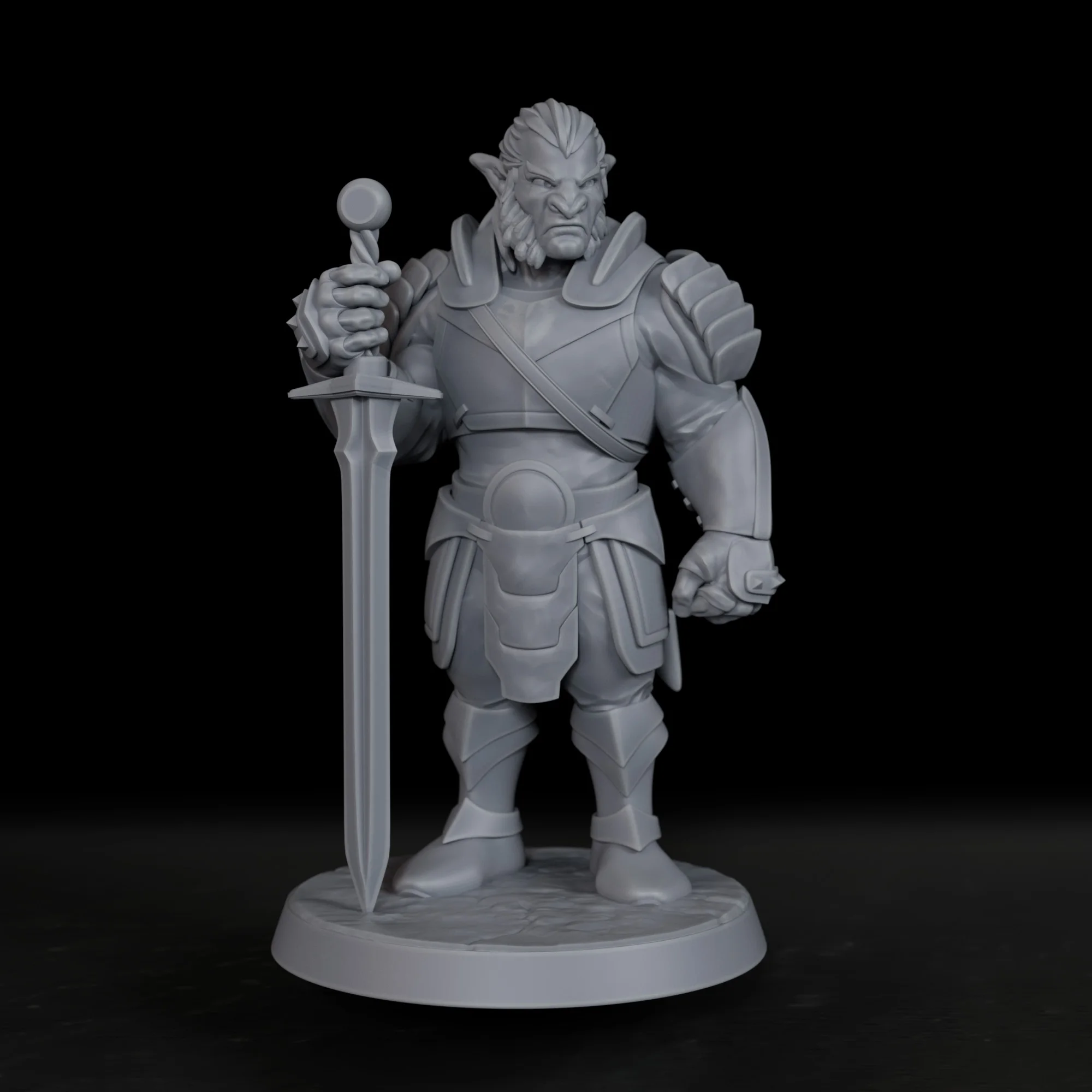 Miniatura Hobgoblin TTRPG - Figura de RPG de Fantasia, Decoração de Mesa, Presente e Acessório Colecionável para Jogos de Tabuleiro