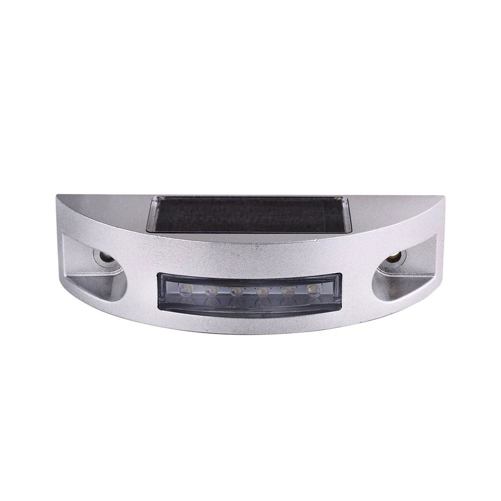 IP68 Waterproof LED Solar Powered Road Stud Light road Reflective Garden Fence Ground Light Landscape Step Deck Warning Lights