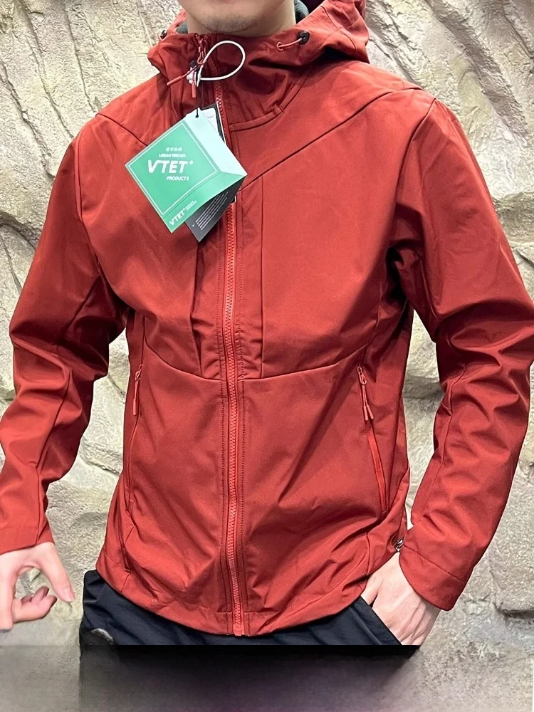 

Men's Softell Jaet Windproof Waterproof Fce Lined 3D Tailoring Cosite Fce Autumn Winter Outdoor Jaet Coat