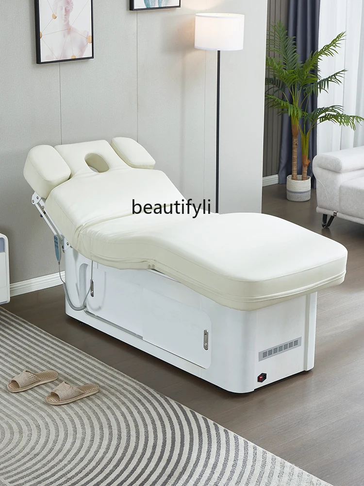 Electric Beauty Bed Beauty Salon Latex Multi-Functional Body Tattoo Embroidery Massage Couch Thickened