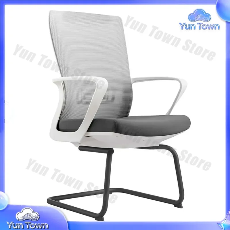 Modern Meeting Chair for Office Furniture Breathable Mesh Ergonomic Task Chair for Home Office Bow Front Design for Foshan