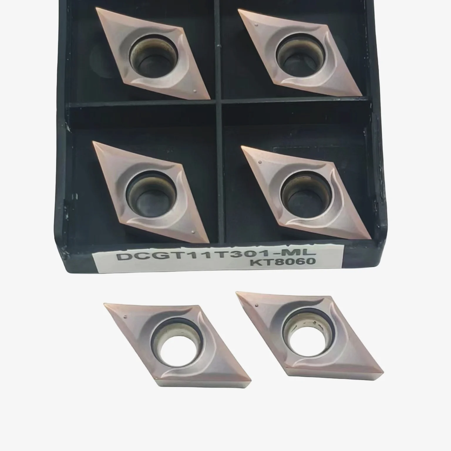 10 buah inserts ML ML KT8060 alat bubut CNC sisipan karbida kualitas tinggi tools tools