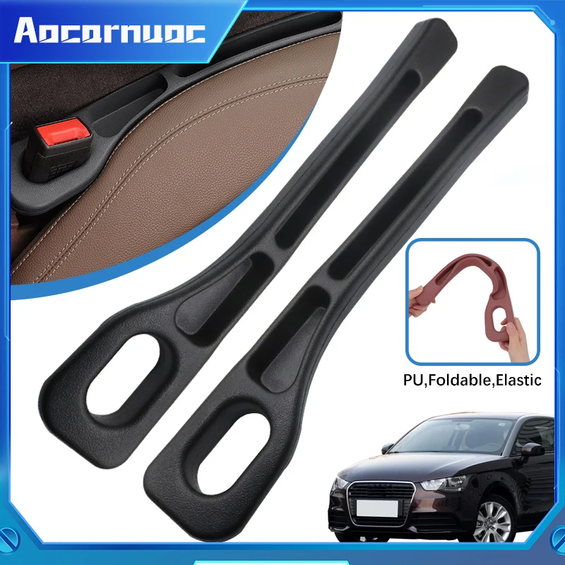 

For Audi A1 8X A3 8L 8P 8V A4 B5 B6 B7 B8 A5 A6 C5 C6 C7 A7 Q5 Car Seat Gap Filler Between Seats Decoration Interior Accessories