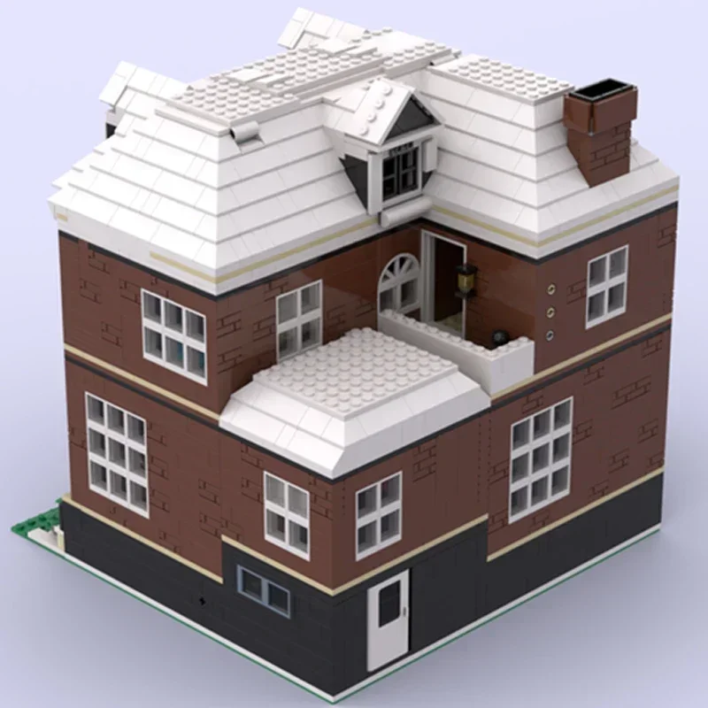 Moc Building Block McCallister Mansion Model Technology Brick DIY Assembly Modular City Street View Toy For Holiday Gift