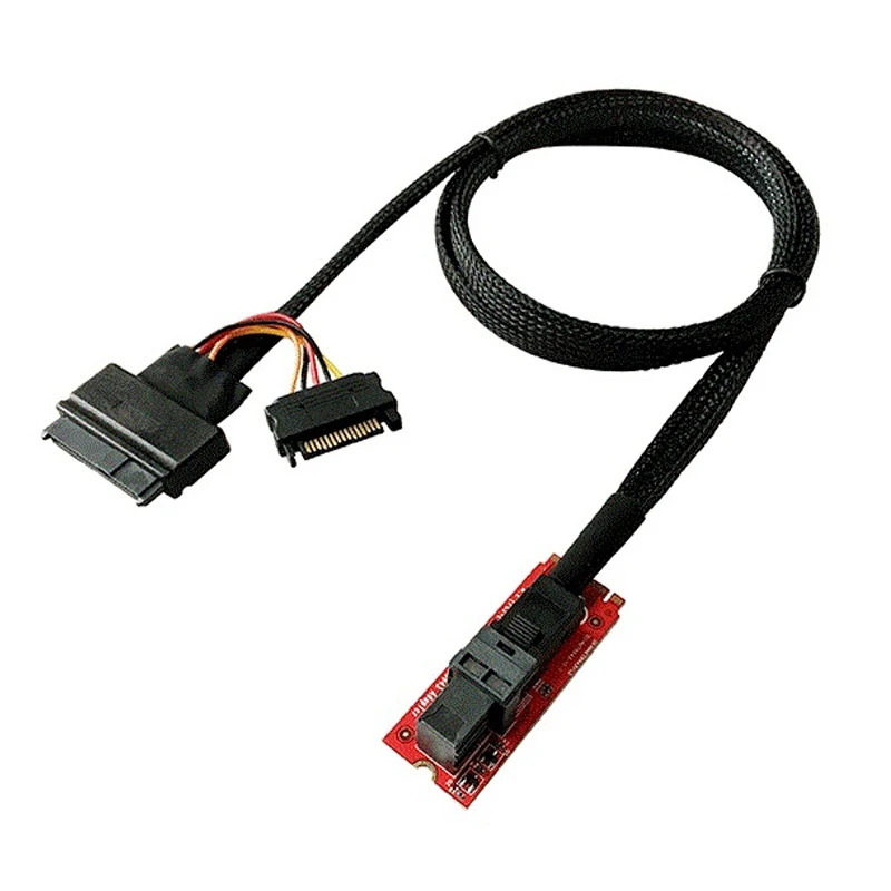 Imagem -05 - Adaptador Pcie 4.0 Gen4 M.2 m2 para u2 Sff8639 x4 para Sff8643 Board para Nvme U.2 Cabo Suporta Ssd com Sff8643 para Sff9639 Win8 10