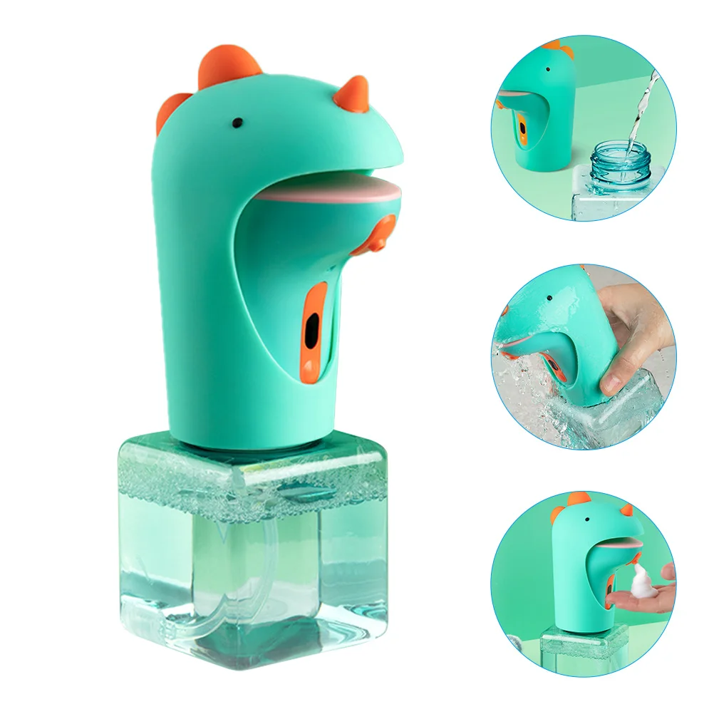 

Dinosaur Washing Phone Soap Dispenser Foam for Kids Desktop Accessories Sensory Silica Gel Kitchen Touchless Child