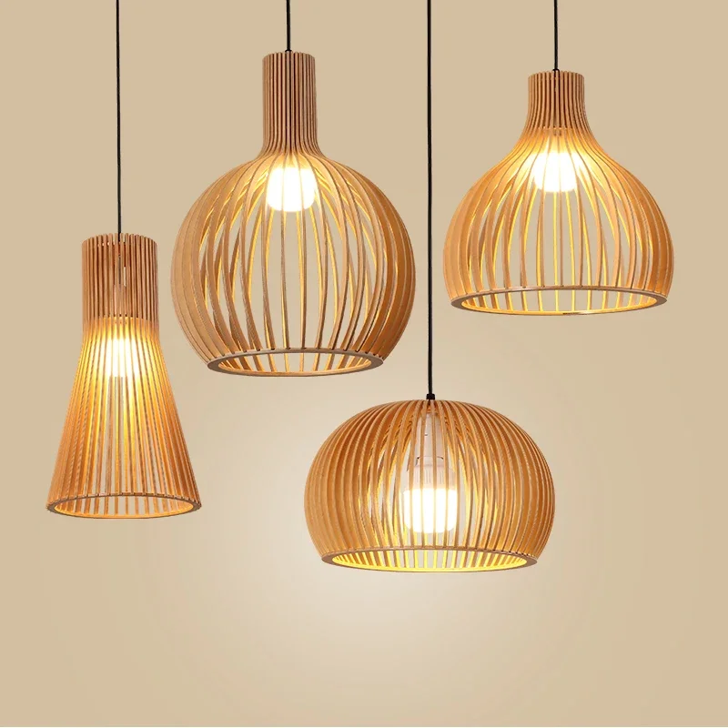 hand made wooden birdcage pendant lamp holanda home decoracao e27 pendant light iluminacao led interior para sala de jantar bar 01