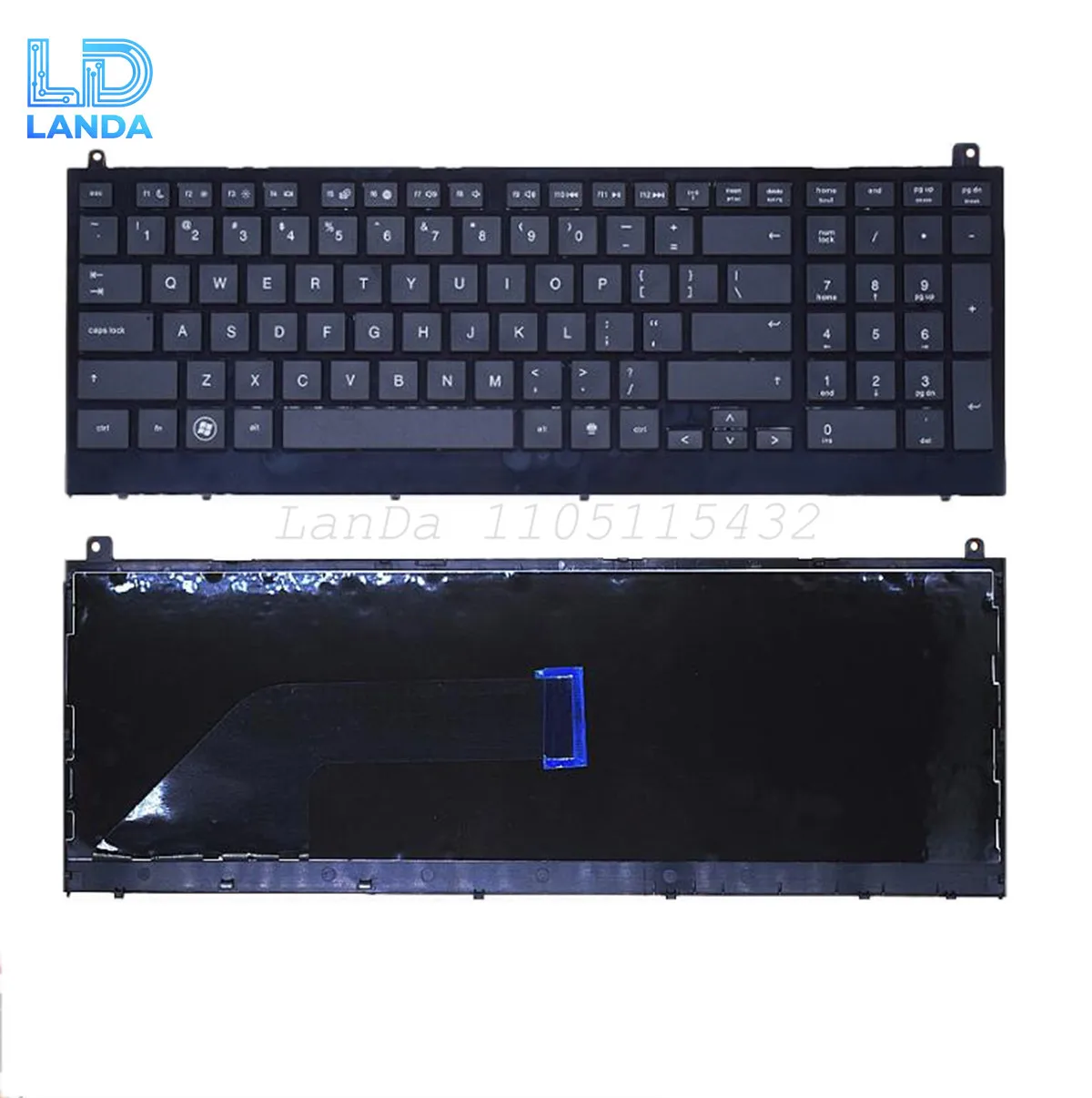

Laptop Keyboard For HP PROBOOK 4520S 4520 4525S 4525 Black US No Backlit