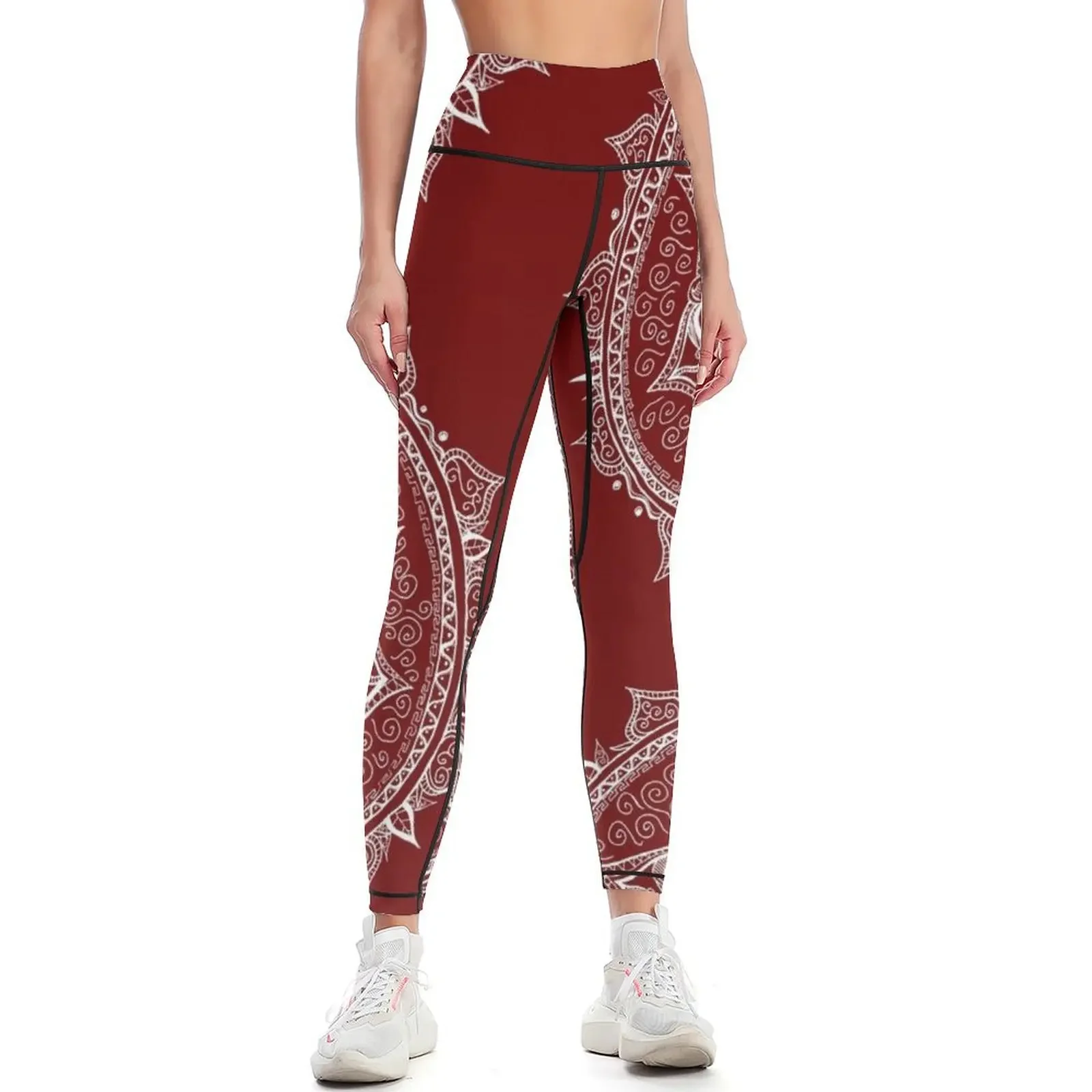 

Mandala - Round Flower Leggings for fitness Sports pants woman trousers Sports pants for Womens Leggings