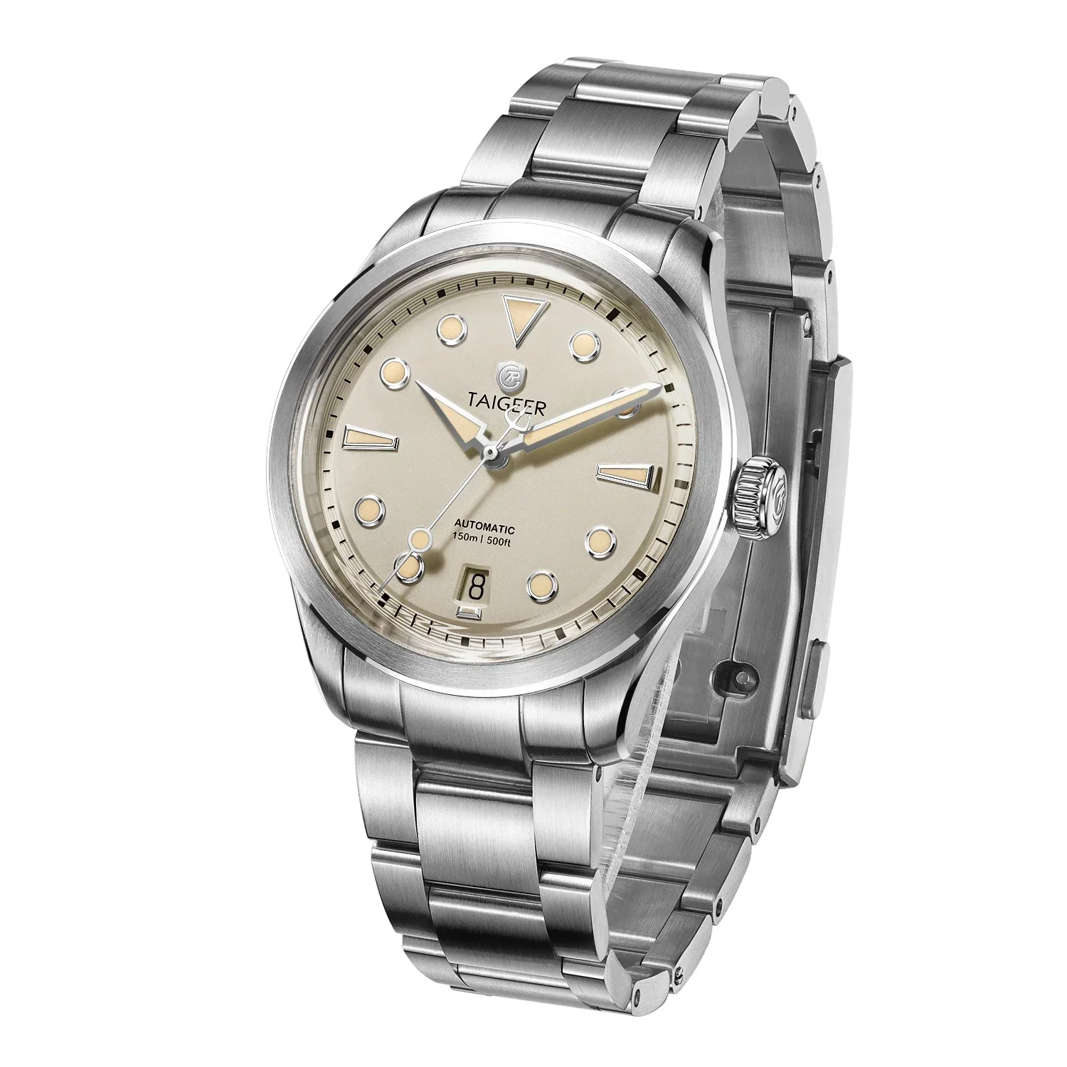 TAIGEER 38mm Explore Climbing Series Sport Watch For Men PT5000 Movement Automatic Mechanical Sapphire 150M Waterproof BGW9