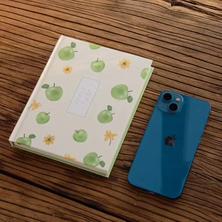 New 124 Sheets Cute Notebook Cute Fruit Illustration Book Color Page Student Manual Ledger Notepad Diary Book