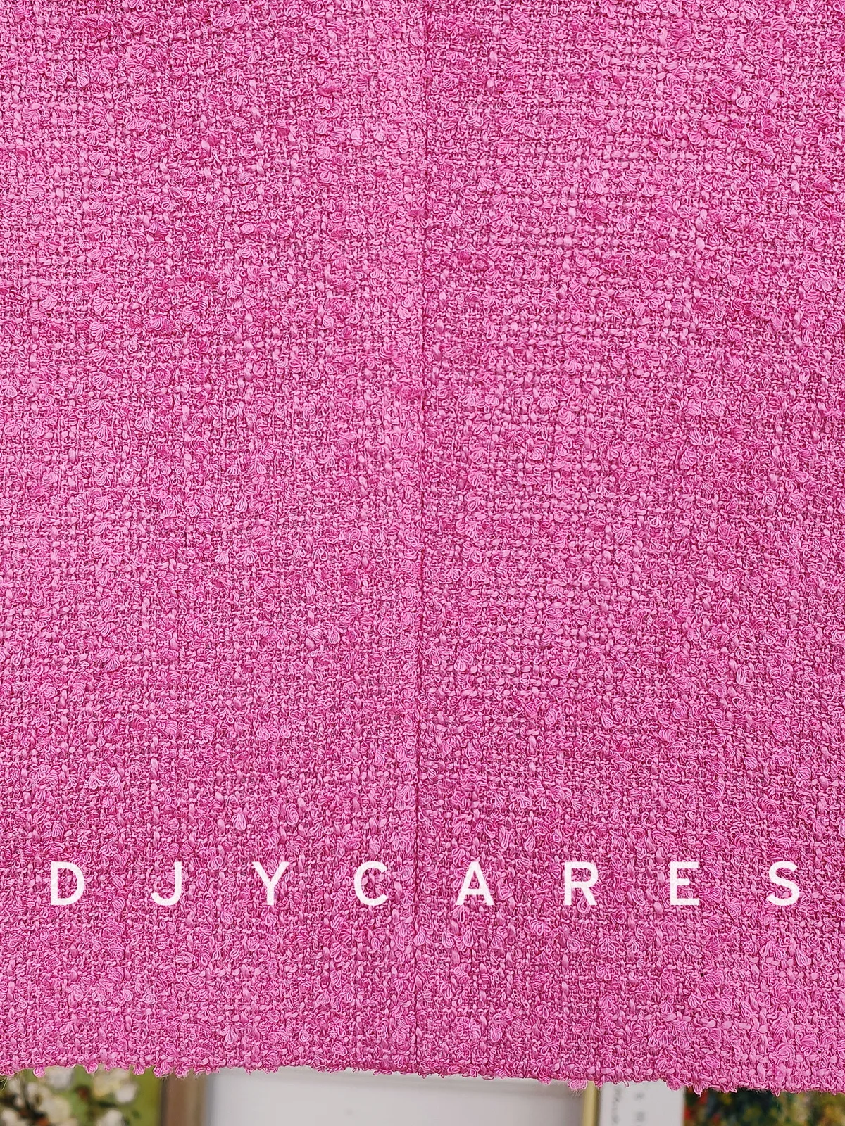 معطف صوفي خشن أحمر وردي جديد متعدد الاستخدامات بياقة مقاس كبير