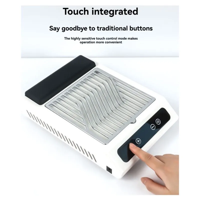 

【FUXQ】Мощный пылесборник для ногтей с регулируемой скоростью, 100 Вт, перезаряжаемый стандарт ЕС с фильтром, вилка европейского стандарта