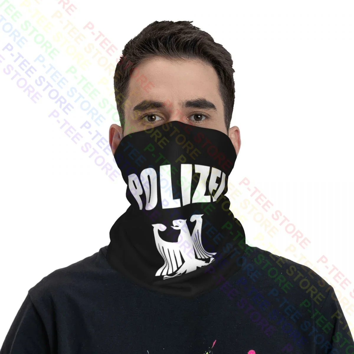 Polizei German Police Eagle Neck Gaiter Bandana Шарф Маска для лица Летний велосипедный чехол Бандана