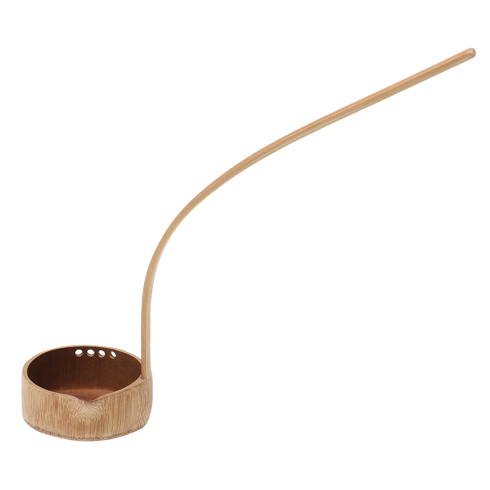 

1pc Bamboo Water Ladle Long Handle Garden Watering Scoop Household Kitchen Tool Water Scoop Utensil For Soup Cooking Gardening