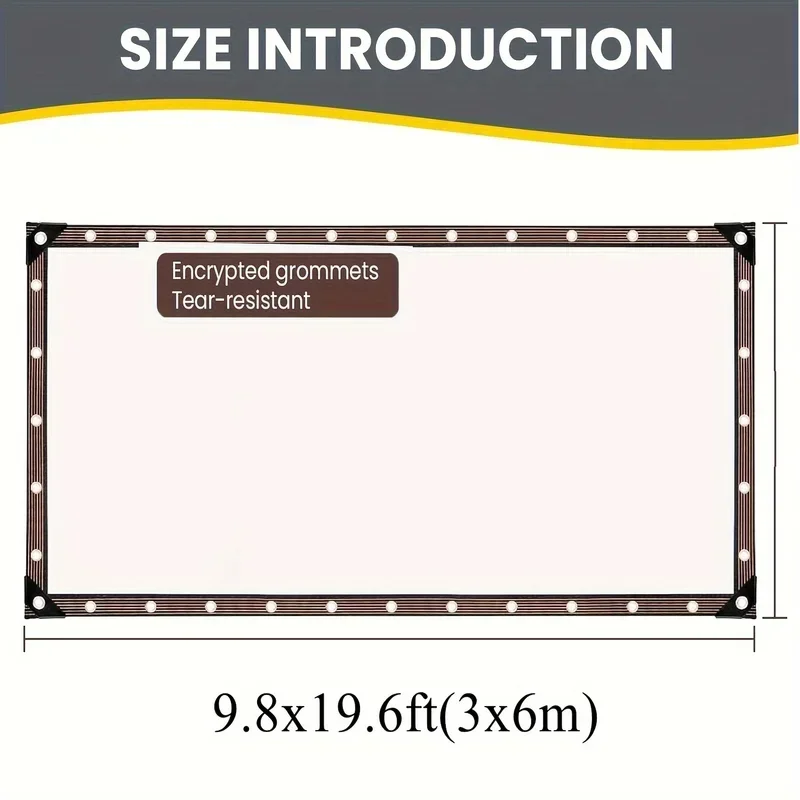 2025 New Transparent Multifunctional Rainproof Cloth Pet Waterproof Tarpaulin Balcony Rainproof Outdoor Windproof Plastic Cloth