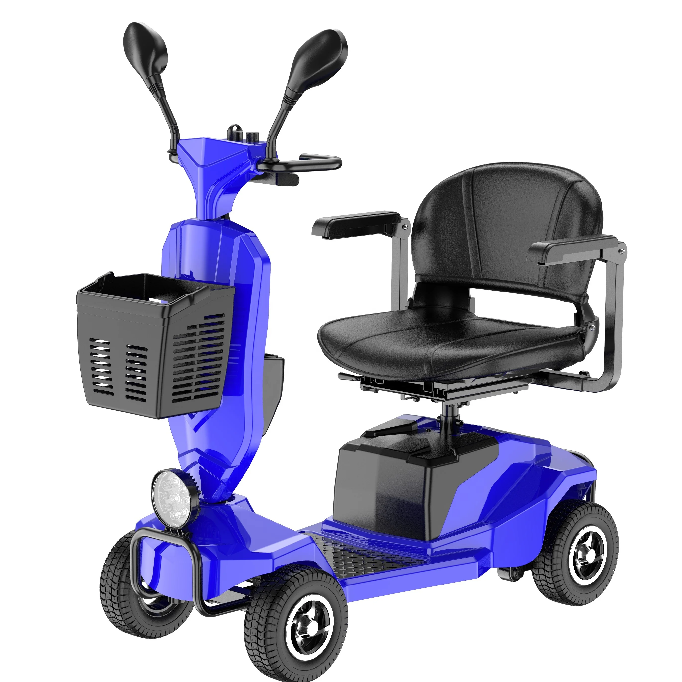 High Power 350W Heavy Duty Mobility Scooter 4 Wheel Comfortable Electric Scooter for Elderly and Handicapped