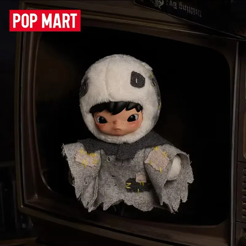 POP MART Hirono After Dark Mist Walker Serie Plüschpuppe Anhänger Trendige Mystery Box Anime Actionfigur Blind Box Spielzeugmodell