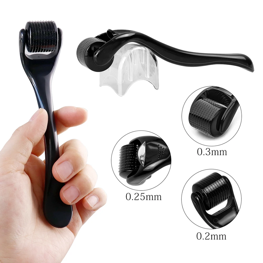 Massage Roller Derma Roller System 540 Needles Professional Skin Care Tool Hair Regrowth Beard Growth Body Face Care