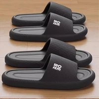 Summer Fashion Slippers Men Shoes Cloud Slippers For Men Home Flat Sandals Massage Flip Flops Couples Bathroom Indoor Slides 3