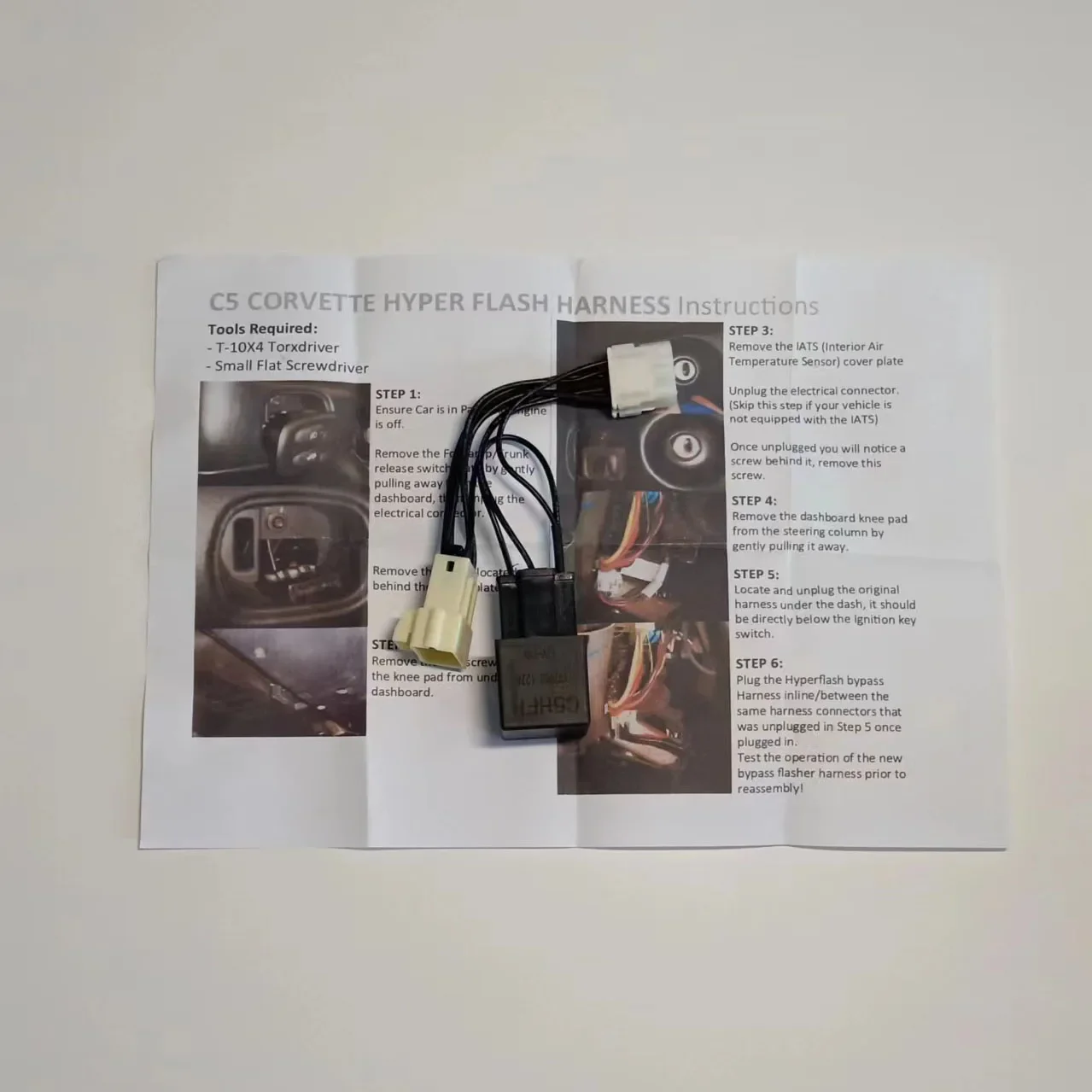 Fit for C5 Corvette LED Hyper Flash Harness hyperflash by Corvette Envy c5hfh