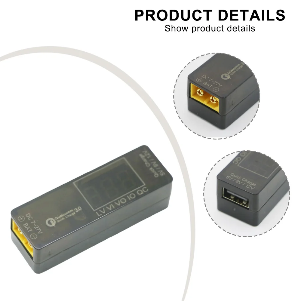 For Lithium Batteries Battery Tester Battery Maintenance Fast Charger For Smartphones Input Voltage Measurement