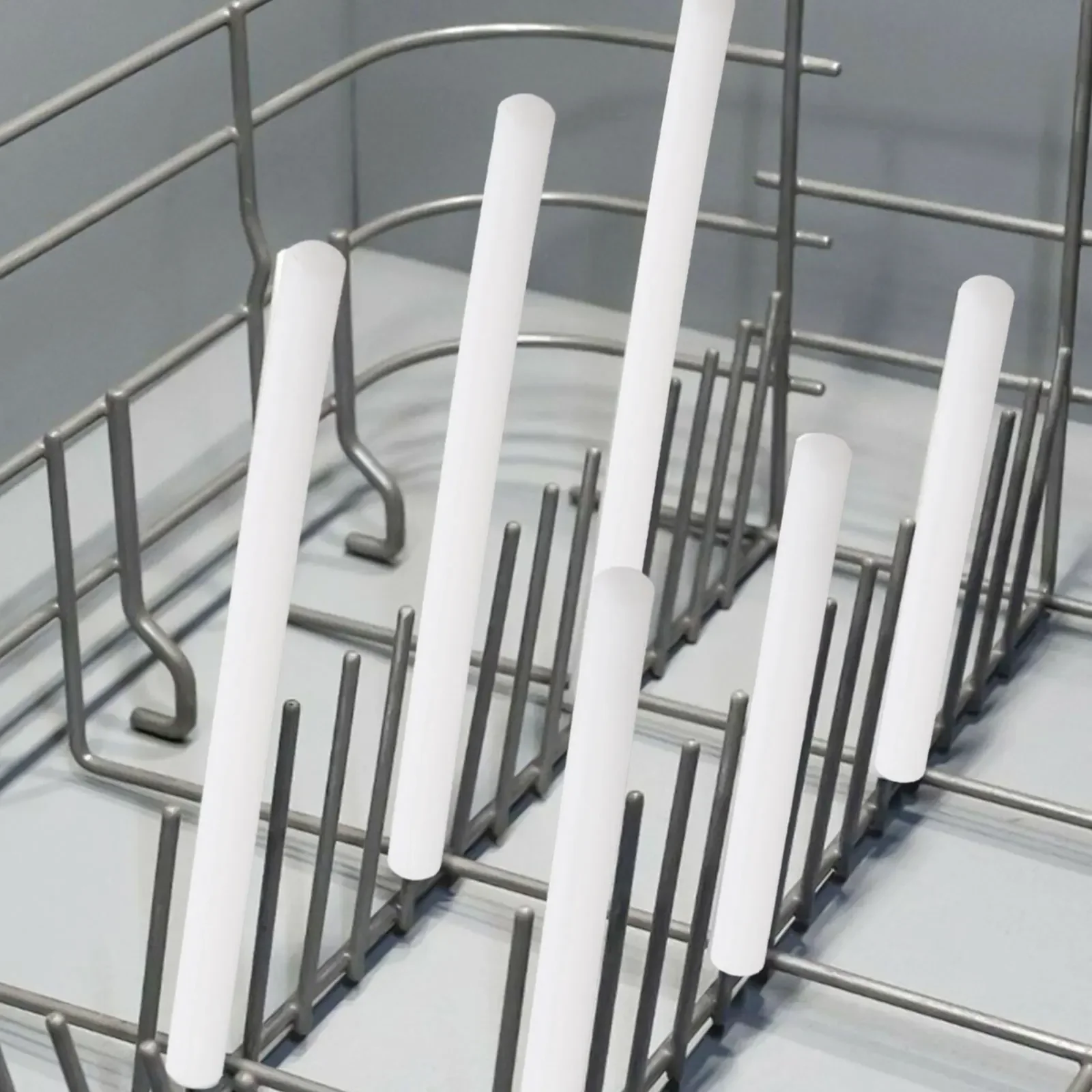 Soporte para Vasos de Cerveza con Diseño Robusto, Escurridor de Vasos Blanco para Lavavajillas, Protección Segura para Vasos