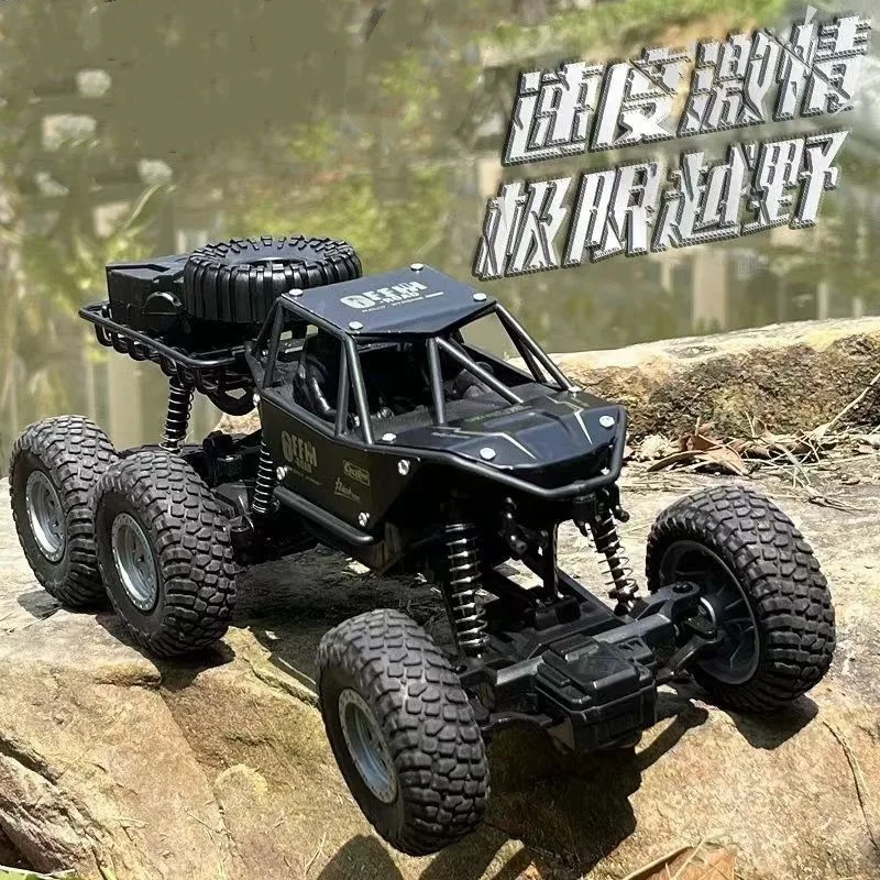 Auto telecomandata di grandi dimensioni a sei ruote motrici a quattro ruote Ricarica Drift Fuoristrada Auto da corsa ad alta velocità Giocattolo per bambini