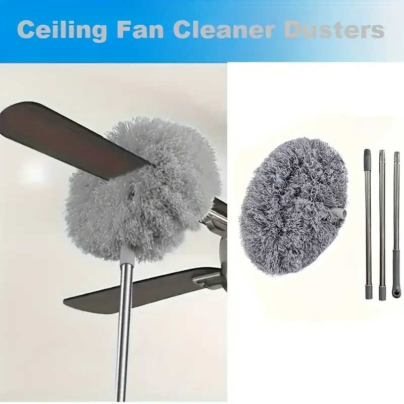 Ceiling Fan with Extension Rod Cleaning Dust Collector, Dust Brush, Ceiling and Fan Dust Collector, Ceiling Fan Dust Collector
