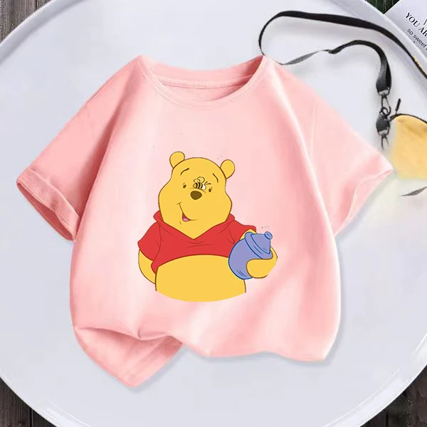 

Disney Winnie the Pooh summer Children's Fashion T-shirt