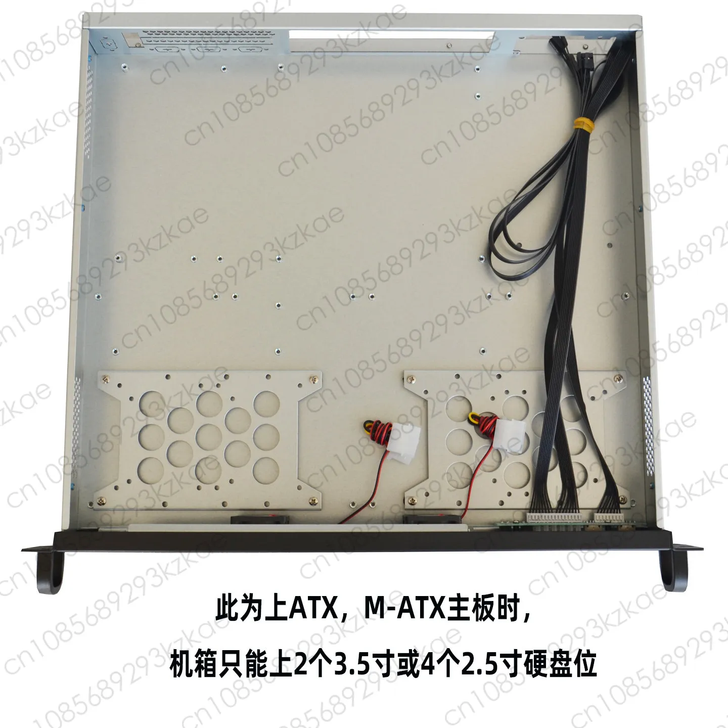 1.2U Chassis 1U400 Industrial Control Server Chassis ATX Main Board Standard IO Baffle Recording and Broadcasting Video Gateway