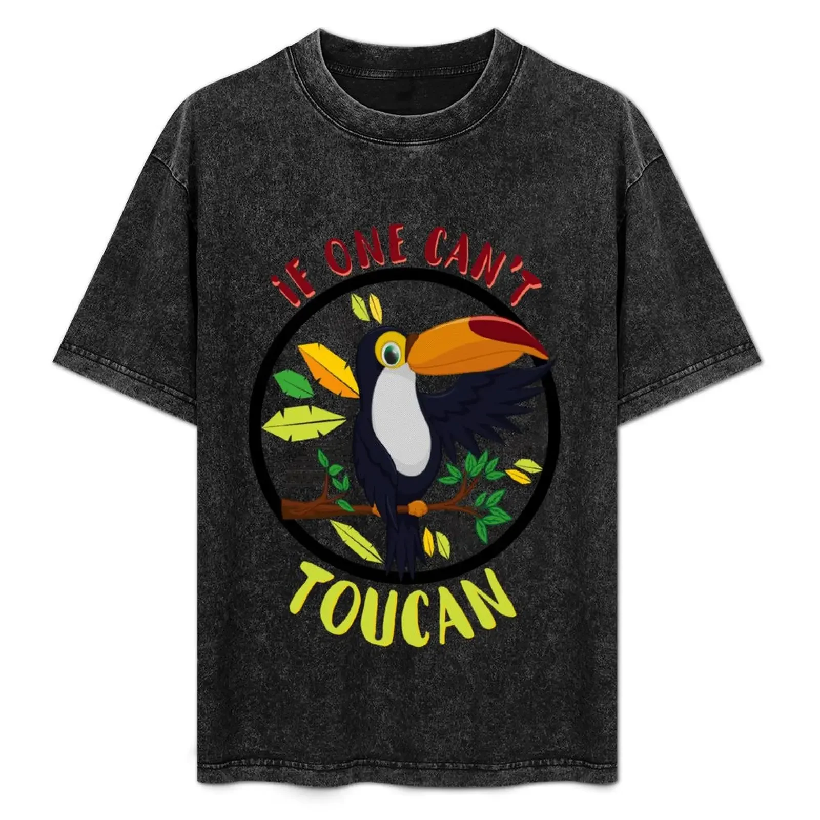

TEAMWORK TOUCAN T-Shirt affliction shirts oversized graphic tee summer clothes Aesthetic clothing Men's clothing