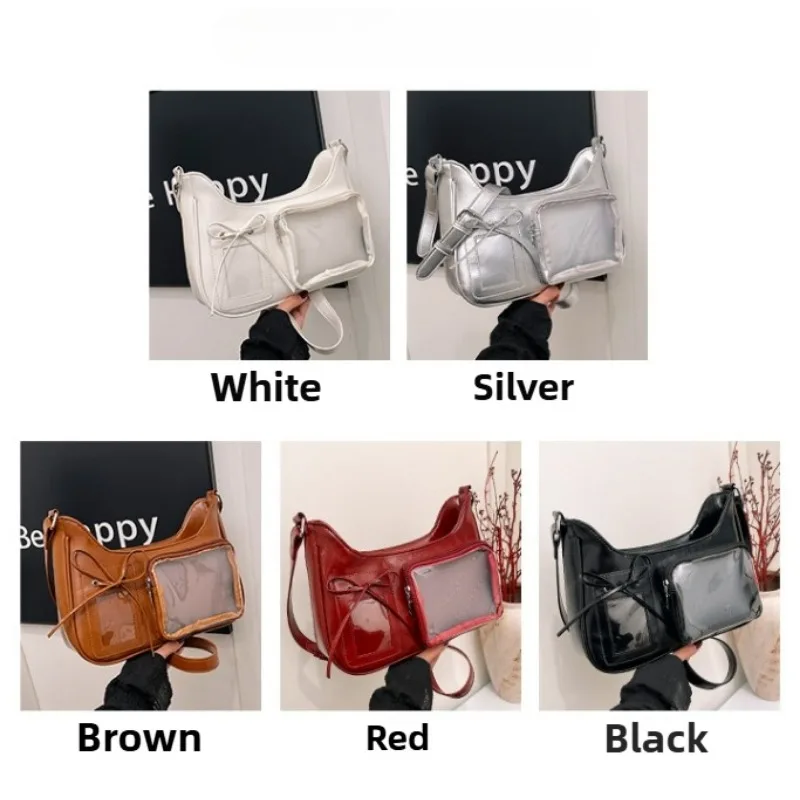 Nuevo bolso de hombro Harajuku japonés Y2k, bolso Ita transparente para mujer, bolsos cruzados de escuela para niñas, bolsos de diseñador para mujer - Image 6