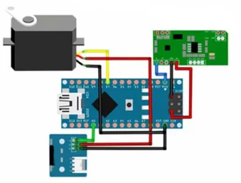 RDM6300 125Khz EM4100 RFID Reader Module UART Output Access Control System For Arduino