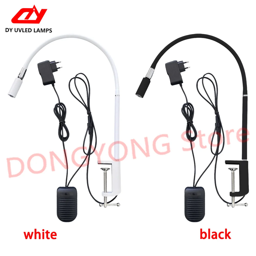 5W UV Curing Lamp Eyelash Grafting Gel Curing Lamp Beauty Nail Mute Foot Switch Noiseless LED UV Curing Lamp