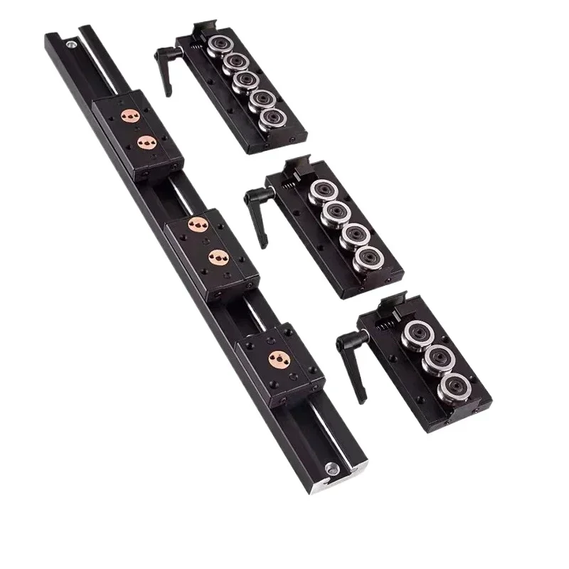 Linear Guide Rail SGR15N 38mm Roller Slider Dual-axis With Block For 3D Printers length 150-1000 mm