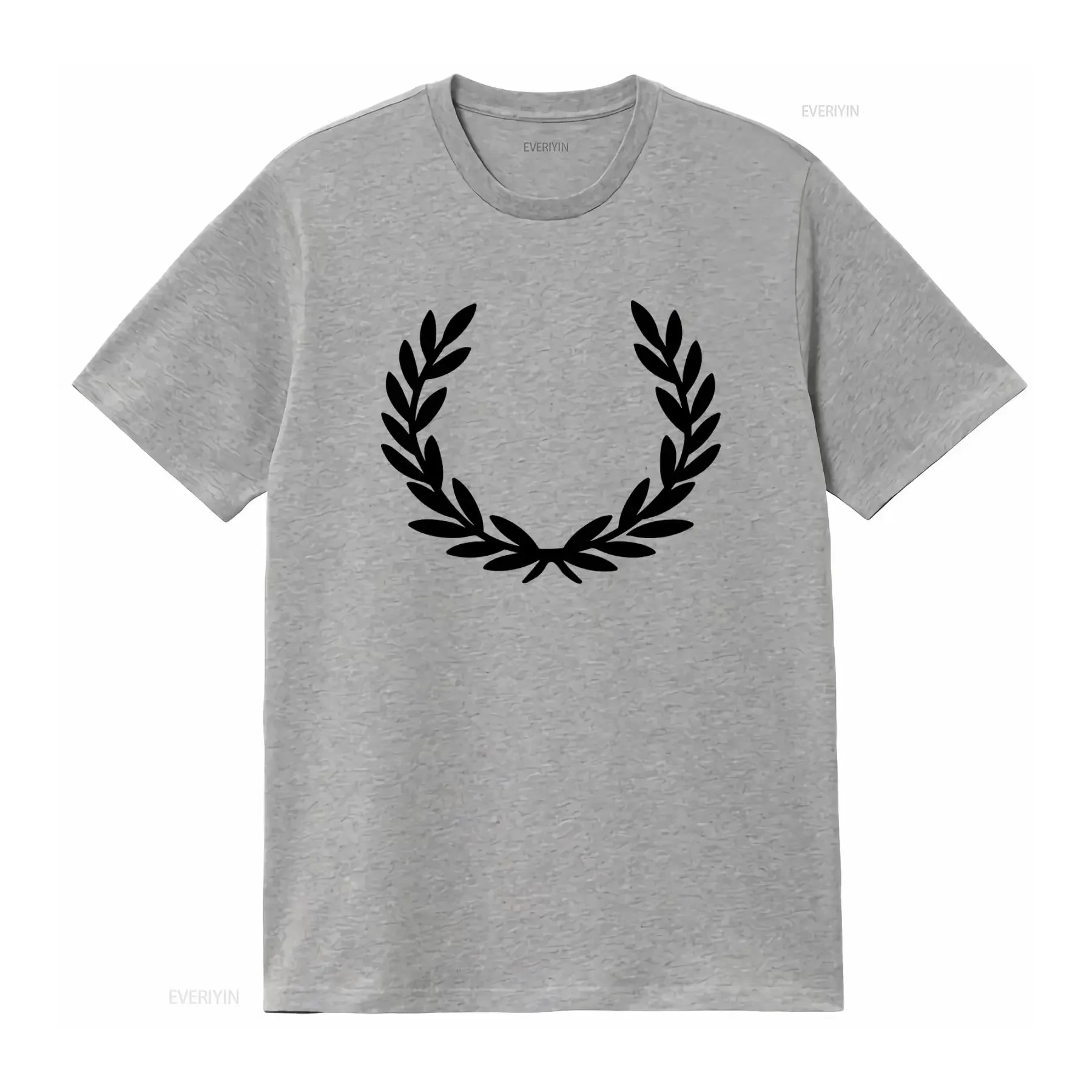 Laurel Wreath Winner Motif Fun T shirt Design Print  vintage Washed Breathable Versatile Casual Soft Stretched fashion Unisex image 3
