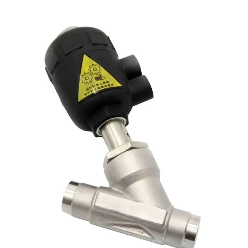 Hygiene and hygiene: stainless steel welded pneumatic corner seat valve