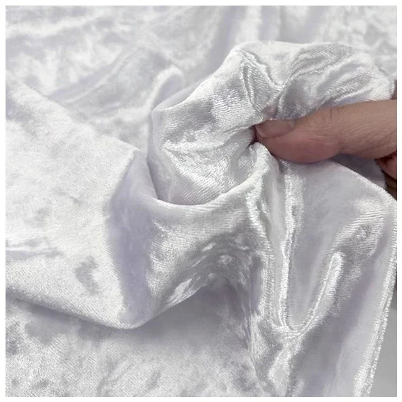 

Spring AndAutumn Diamond Gold Velvet Fabric Sewing Skirt Cheongsam Pants Dress Elastic Soft Pendant Background Decorative Fabric