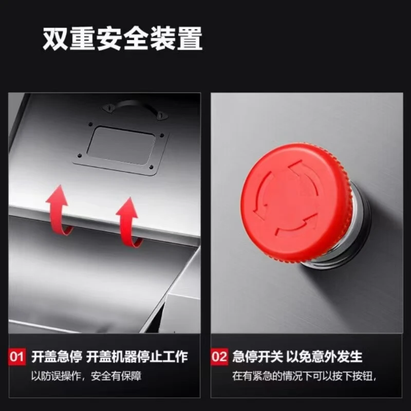 ماكينة صنع العجين التجارية متعددة الوظائف الأوتوماتيكية بالكامل ماكينة تجهيز العجين