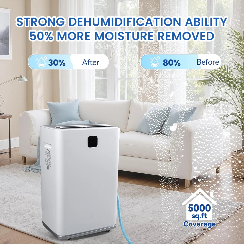 Modern Portable Industrial Aluminium Dehumidifier and Ultrasonic Humidifier for Garden Supplies
