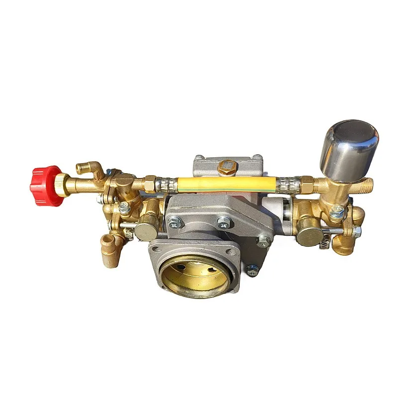 2-stroke engine with oil cup Standard spray pump Brass pump Agricultural spray power pump head