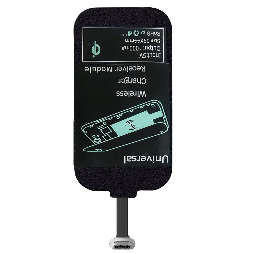 ตัวรับสัญญาณการชาร์จไร้สายแบบแอนดรอยด์ Type C ที่ชาร์จแบบไร้สายได้อย่างรวดเร็วอเนกประสงค์สำหรับ iPhone ที่มีประสิทธิภาพ