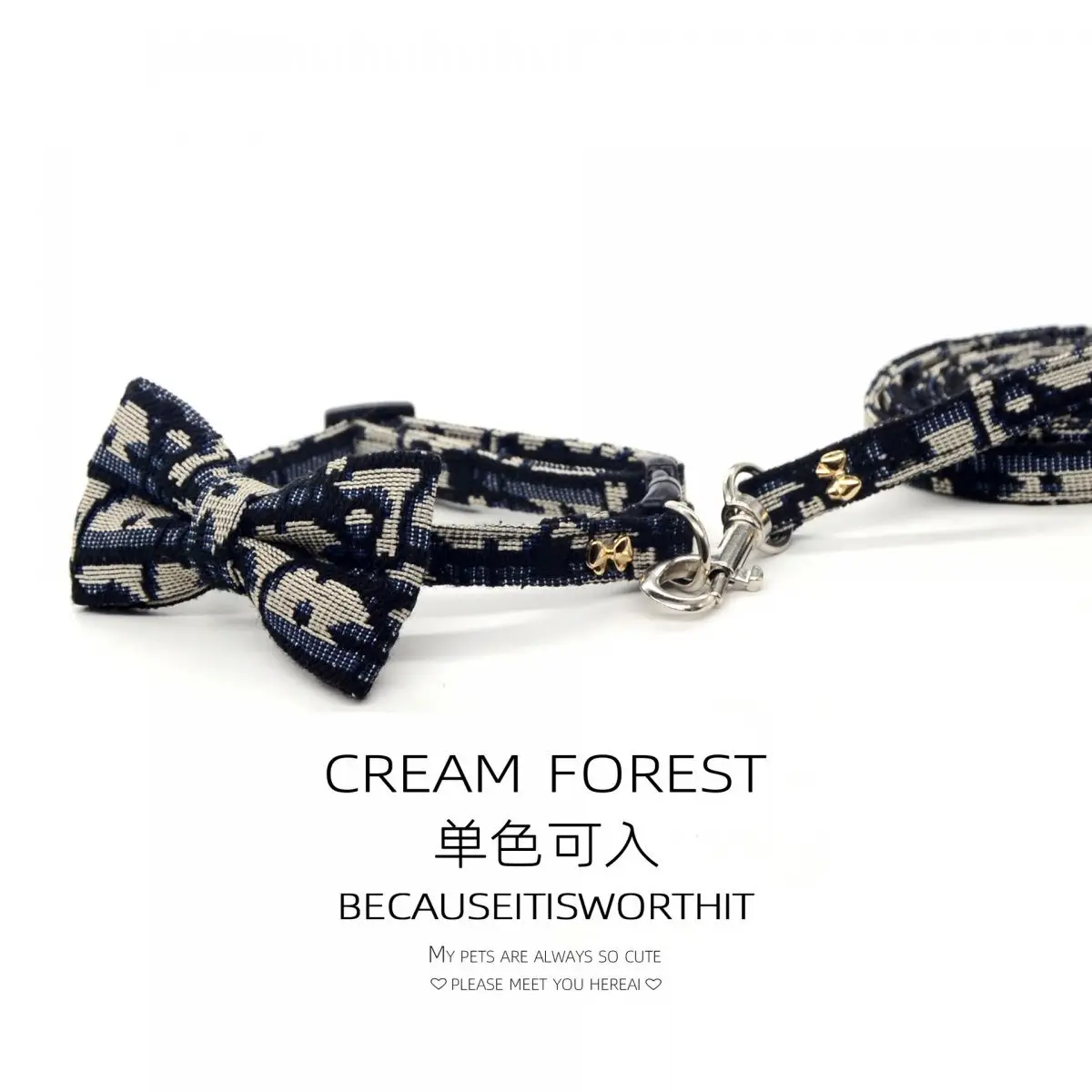 

Adjustable Pet Collars Hand pulled traction ropePuppy Kitten Collar Strong And Durable Neck Band Suitable For Small Medium Dogs