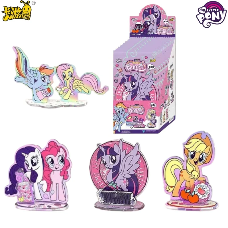 KAYOU Genuino My Little Pony Card Youyi huiying 2nd Animation Comic Cartoon Periphery Collect Card Toy para Niños Regalo de Vacaciones