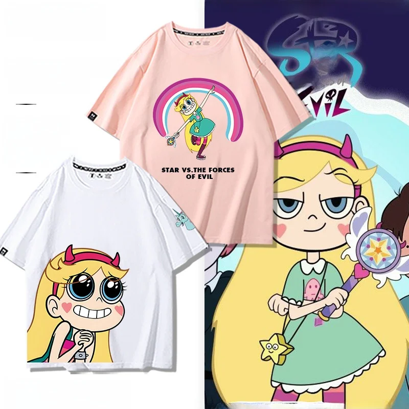 

Футболка Princ Adventure Star Dance Cute Summer Cotton с мультяшным аниме-принтом