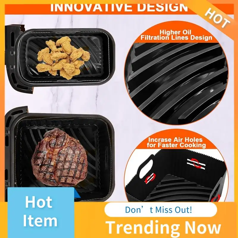 A69X-Air Fryer Rubber Tips Replacement Cap Cover For Air Fryer Grill Plate Rubber Bumpers Tool Air Fryer Tray Rubber 20PCS