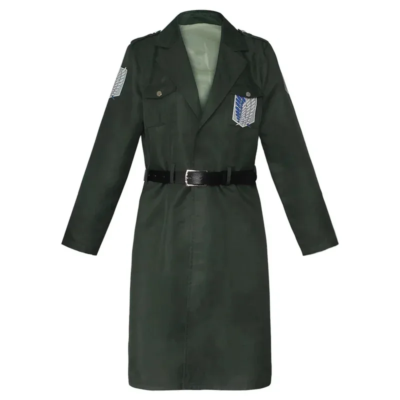 CyAttack Titan ropa de juego de rol para hombres y mujeres Shingeki No Kyojin Chaqueta verde legionaria de reconocimiento cortavientos