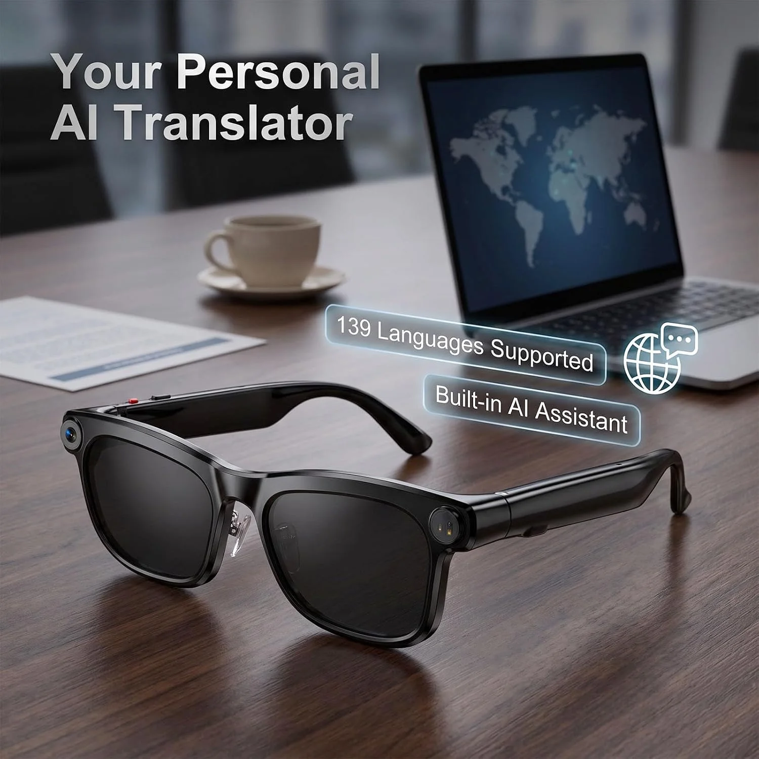 New Top1 Smart Glasses with 8M - Smart Glasses Lens ulasan dan harga
