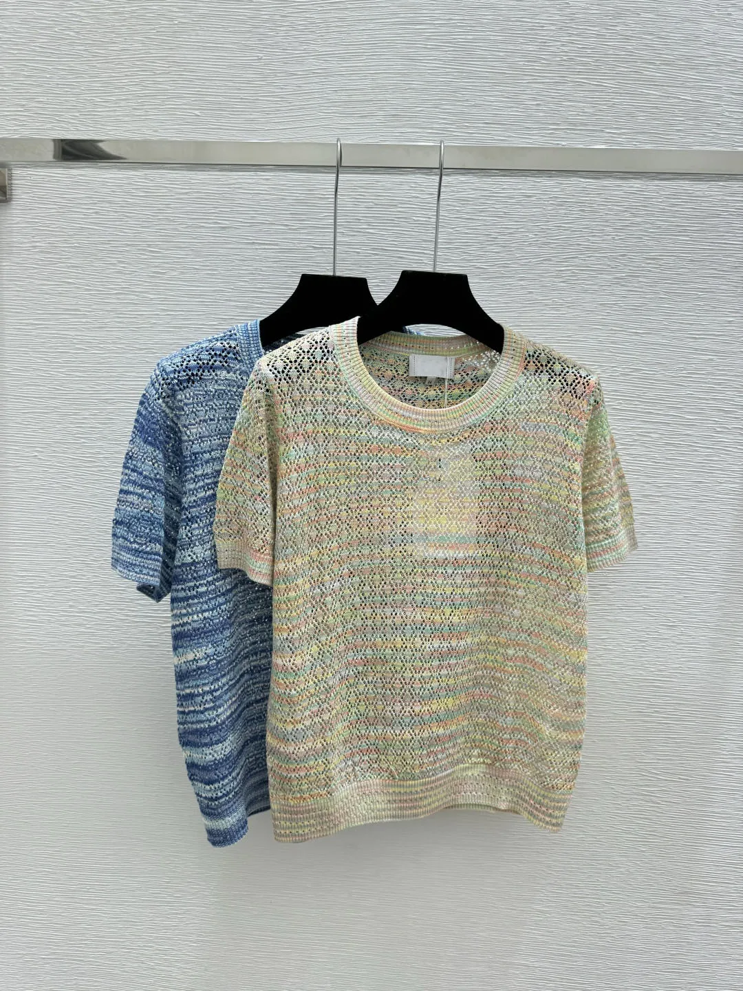 

High quality fashionable casual women's wool short sleeved knitted sweater